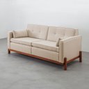 Ver imagem 6 de Sofá 2 Lugares Linho Bege Tiê 182cm CabeCasa MadeiraOriginals