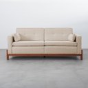 Ver imagem 5 de Sofá 2 Lugares 182cm em Linho Tiê CabeCasa MadeiraOriginals