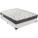 Ver imagem 1 de Cama Box e Colchão Iso100 Espuma D33 Casal Ortobom: Branco