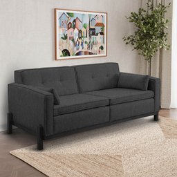 Sofá 2 Lugares 182cm em Linho Tiê CabeCasa MadeiraMadeira - 1
