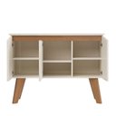 Ver imagem 7 de Buffet para Sala de Estar 3 Portas Oásis Branco/Cinamomo/Off White