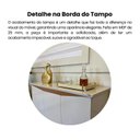 Ver imagem 7 de Buffet para Sala de Estar 3 Portas Oásis Artey Cinamomo/Off White