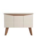 Ver imagem 4 de Buffet para Sala de Estar 3 Portas Oásis Branco/Cinamomo/Off White