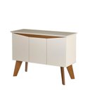 Ver imagem 2 de Buffet para Sala de Estar 3 Portas Oásis Branco/Cinamomo/Off White