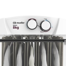 Secadora de Roupa Solaris 8kg Timer de 120 Minutos Mueller 127v Branco - 2
