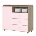 Ver imagem 7 de Quarto de Bebê Completo com Berço 3 em 1 Guarda-Roupa 3 Portas e Cômoda Giz de Cera Espresso Móveis