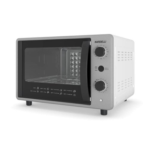 Forno Elétrico Nardelli 45L Bancada S45 Cinza e Branco