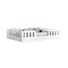 Cama Infantil com Colchão Casal Montessoriana Helo - Branco Incluso Luminária - 1
