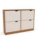 Ver imagem 4 de Sapateira para Quarto 24 Pares 110cm Porto Politorno Móveis