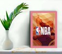 Ver imagem 1 de Quadro Decorativo Nba Sport + Vidro 33x25 Sala Escritório:rosa