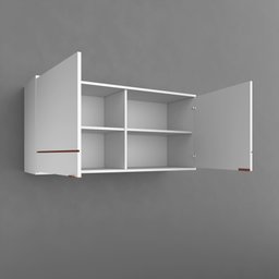 Armário Aéreo Cozinha Mdp 110 Cm 2 Portas Branco - 8