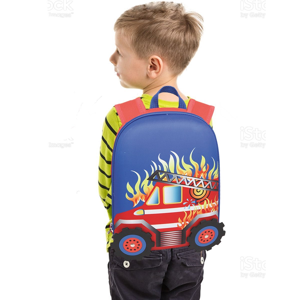 Mochila de Criança Passeio Infantil Bolso Único Alça Dupla +3 Anos ...