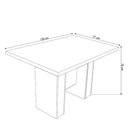 Ver imagem 3 de Mesa de Jantar 6 Lugares Carmem Mel/Perola - Viero Móveis