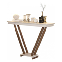 Ver imagem 2 de Mesa Aparador Sala Decorativo Pés em Madeira Supreme - Offwhite