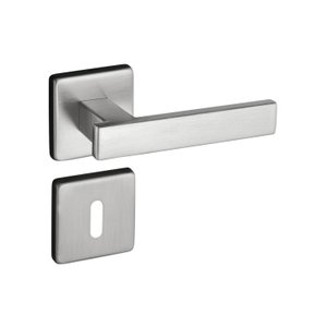 Fechadura 408 com Roseta Cromo Acetinado