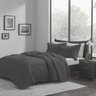 Colcha Ultrassônica - Solteiro - 150 Fios - C/ Porta Travesseiro - Veneza - Corttex Cinza - 1