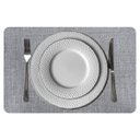 Ver mais imagens de 4 Jogo Americano Napoli Cinza Impermeável Pvc