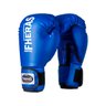 Kit Muay Thai Luva Bandagem Bucal Caneleira Top Azul 12oz - 2
