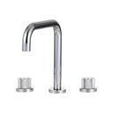 Ver imagem 1 de Torneira Para Banheiro Misturador Duplo Comando Grajaú Pingoo.casa - Prata