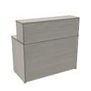 Ver mais imagens de Balcão de Atendimento para Recepção 120cm Bancada Dupla Studio Legno Crema Bege