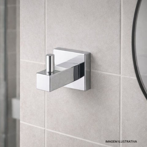 Cabide para Banheiro de Metal Cubit