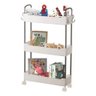 Prateleira Nicho Fruteira Multiuso 3 Andares com Rodinha Branca - 1