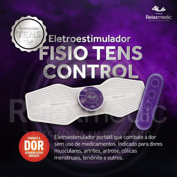 Estimulador de Pulso Eletrônico Relaxmedic - Combate À Dor - 2