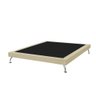 Base Cama Box Casal Japonesa 140cm em Veludo Bege - Luxo Estofados - 2