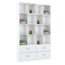 Ver imagem 1 de MÓDULO CLOSET COM 16 NICHOS E 4 GAVETAS M436.B MUNDI MOVEIS