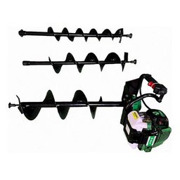 Perfurador de Solo a Gasolina 52cc, 2 Tempos, 3hp, Acompanha 3 Brocas - 2