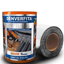 Manta Asfaltica Aluminizada Autoadesiva Proteção Do Telhado 20CM X 10M - 1