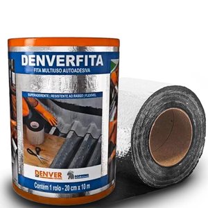 Manta Asfaltica Aluminizada Autoadesiva Proteção Do Telhado 20CM X 10M