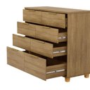 Ver imagem 4 de Cômoda Dubai Intense 121cm 6 Gavetas e 2 Gavetões - Nature