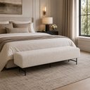 Ver imagem 2 de Puff Recamier 195cm Lauri Linho Bege - Sallar Home