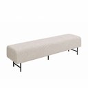 Ver imagem 1 de Puff Recamier 195cm Lauri Linho Bege - Sallar Home