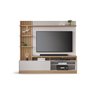 Estante Home Theater para TVs até 65 Polegadas com LED 1 Porta 4 Nichos Maceió Colibri Móveis - 3