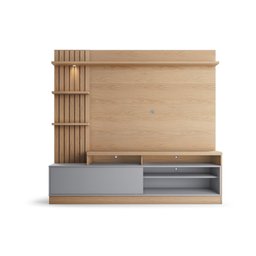 Estante Home Theater para TVs até 65 Polegadas com LED 1 Porta 4 Nichos Maceió Colibri Móveis - 5