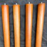 Kit 03 Pés Palito Madeira 60 Cm Rosqueável P02 Móveis Poltrona Puff Mesa - Inoviza - 2