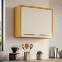 Ver imagem 1 de Armário Aéreo Cozinha Dafne 2 Portas 100 Mdf com Dobradiças Metálicas