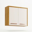 Ver imagem 2 de Armário Aéreo Cozinha Dafne 2 Portas 100 Mdf com Dobradiças Metálicas