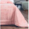 Edredom Solteiro Grosso Inverno Quentinho soft Flannel Rose - 2