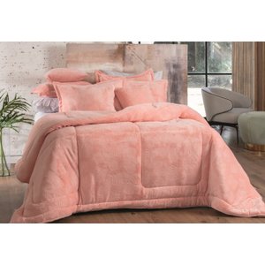 Edredom Solteiro Grosso Inverno Quentinho soft Flannel Rose