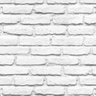 Papel de Parede Adesivo Tijolo à vista Branco e Cinza SSTJ-016 SETE SABA ROLO - 2M X 50cm ( 1M² ) - 1