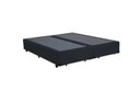 Ver imagem 4 de Base Box Casal Bipartido Suede Preto 28x69x188