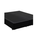 Ver imagem 5 de Base Box Casal Bipartido Suede Preto 28x69x188
