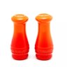 Saleiro e Pimenteiro de Cerâmica Laranja Le Creuset - 1