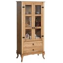 Ver imagem 4 de Cristaleira Madeira Maciça 2 Portas Vidro Mel D112 Shop Jm Mel