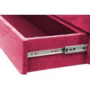 Ver imagem 3 de Recamier Puff Baú Sapateira com Gaveta 1,58 Cm para Cama Box Queen Size - Rosa Pink