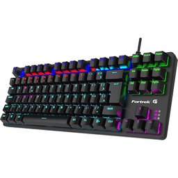 Teclado Gamer Mecânico Black Hawk Compact Fortrek - 1