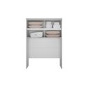 Ver imagem 5 de Quarto Casal Modulado Rizon 5 Peças (1 Armário Ponte + 1 Closet + 2 Guarda Roupas + 1 Complemento) Q